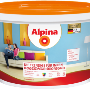 Alpina Die Trendige für Innen – trend rənglərdə daxili boya