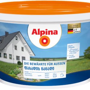 Alpina Die Bewährte für Aussen – parlaq ağ fasad boyası