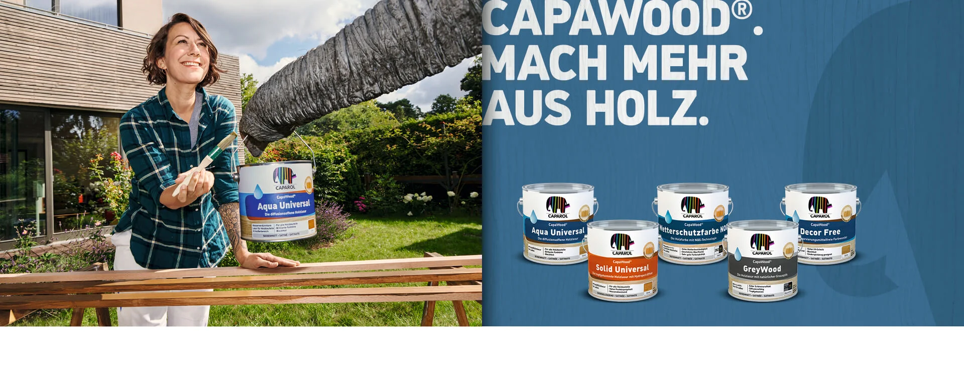 CapaWood — ağac üçün Caparol lakları (əvvəlki adı Capadur)